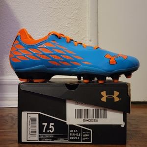 New Mens 7.5 Under Armour Force Soccer Cleats Rare Deadstock Shoes
